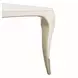 London Place Creamy Pearl 122" Extendable Rectangular Dining Table