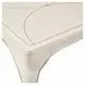 London Place Creamy Pearl 122" Extendable Rectangular Dining Table