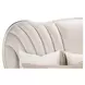 London Place Creamy Pearl Velvet Eastern King Panel Bed with USB Charging