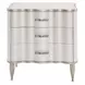 London Place Creamy Pearl 3 Drawer Nightstand