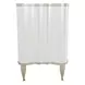 London Place Creamy Pearl 5 Drawer Vanity Desk