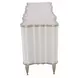 London Place Creamy Pearl 5 Drawer Vanity Desk