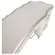 London Place Creamy Pearl 5 Drawer Vanity Desk