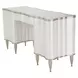 London Place Creamy Pearl 5 Drawer Vanity Desk