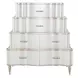 London Place Creamy Pearl 6 Drawer Chest