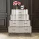 London Place Creamy Pearl 6 Drawer Chest