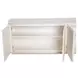 London Place Creamy Pearl 78" Media Cabinet