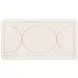 London Place Creamy Pearl Rectangular Cocktail Table