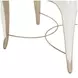 London Place Creamy Pearl Rectangular End Table