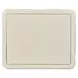 London Place Creamy Pearl Rectangular End Table