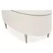 London Place Creamy Pearl Desk with 7 Storage Drawers