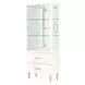 London Place Creamy Pearl 2 Door Display Cabinet