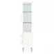 London Place Creamy Pearl 2 Door Display Cabinet