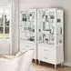 London Place Creamy Pearl 2 Door Display Cabinet