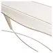 London Place Creamy Pearl Rectangular Console Table