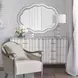London Place Creamy Pearl Wall Mirror