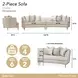 Malibu Crest Pearl 2 Piece Modular Sectional Sofa with Pillow