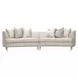 Malibu Crest Pearl 2 Piece Modular Sectional Sofa with Pillow