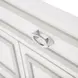 Skyline Cloud White 5 Drawer Dresser with Mirror