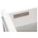 Skyline Cloud White 5 Drawer Dresser with Mirror