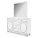 Sky Tower Cloud White Upholstered Bedroom Set