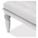 Skyline Cloud White 49" Bedside Bench