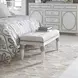 Skyline Cloud White 49" Bedside Bench