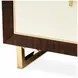 Belmont Place Espresso 6 Door China Cabinet and Buffet with LED