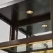 Belmont Place Espresso 6 Door China Cabinet and Buffet with LED