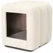Belmont Place Cream Upholstered 19" Vanity Bench