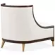Belmont Place Cream Upholstered Accent Chair with Pillow