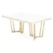 Palm Gate Cloud White 96" Extendable Rectangular Dining Table