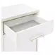 Palm Gate Cloud White Sideboard with Adjustable Shelves and 2 Storage Drawers