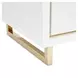 Palm Gate Cloud White 2 Drawer Nightstand