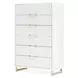Palm Gate Cloud White 6 Drawer Chest