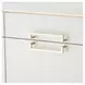 Palm Gate Cloud White 82" Media Cabinet with 4 Storage Drawers