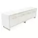 Palm Gate Cloud White 82" Media Cabinet with 4 Storage Drawers
