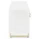 Palm Gate Cloud White 82" Media Cabinet with 4 Storage Drawers