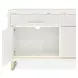 Palm Gate Cloud White 82" Media Cabinet with 4 Storage Drawers