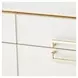 Palm Gate Cloud White 82" Media Cabinet with 4 Storage Drawers