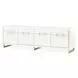 Palm Gate Cloud White 82" Media Cabinet with 4 Storage Drawers