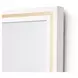 Palm Gate Cloud White Rectangle Wall Mirror