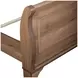 Coventry Hall Pecan King Upholstered Sleigh Bed