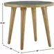 Novato Light Brown Round End Table