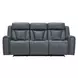 Maveric Bette Lapis 91" Zero Gravity Triple Power Reclining Sofa with Drop Down Table and USB Charging