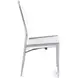 Nala White Motion Back Side Chair Set of 2