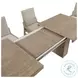 Nash Weathered Sand Extendable Trestle Dining Table
