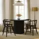 Auden Black 48" Round Dining Table