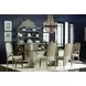 Arch Salvage Mills Brown Upholstered Dining Side Chair Set of 2