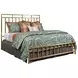 Acquisitions Brushed Gold Aspire Metal Bedroom Set